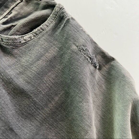 Current/elliott Jeans The Skinny Low Rise in Overcast Destroy 80s Sz 27 - Picture 6 of 15